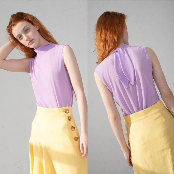 Rejina Pyo 'Rebecca' Mock Neck Tank Top size Large - Picture 12 of 12